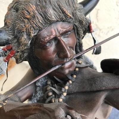 Harold Shelton Statue called “Defender of the Dakotas”