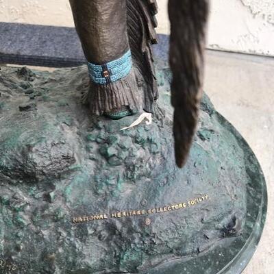 Harold Shelton Statue called “Defender of the Dakotas”