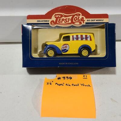 Die Cast Pepsi Truck -Item #330