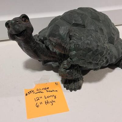 Large Turtle Statue -Item #336