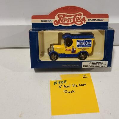 Die Cast Pepsi Cola Truck -Item #338