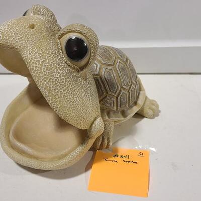 Turtle Statue -Item #341 8"T x 10"L