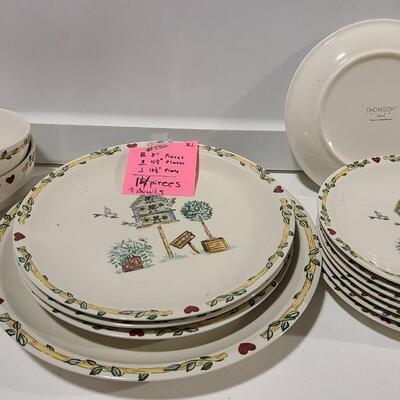 Thompson Pottery 14 Piece Set -Item #350