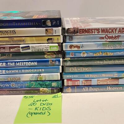 20 DVDs for Kids -Item #358