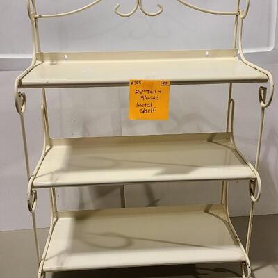 Metal Shelf 26"T x 19"W -Item #368