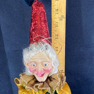 Mark Roberts Collection Jester Stick Puppet Doll