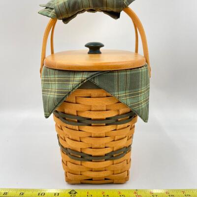LONGABERGER 1997 TRADITIONS COLLECTION FELLOWSHIP BASKET W/ LID