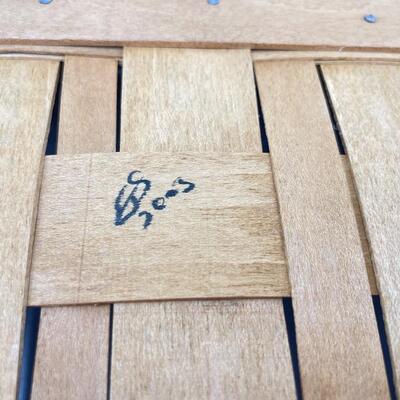 LONGABERGER 2003 LARGE SQUARE TRAY/BASKET
