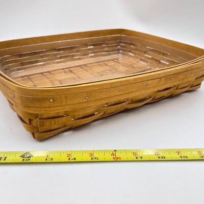 LONGABERGER 2003 LARGE SQUARE TRAY/BASKET
