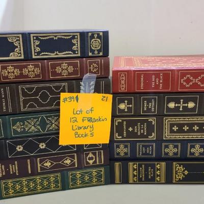 Lot of 12 Assorted Franklin Library Books -Item #391