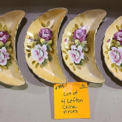4 Hand Painted Lefton China bowls pieces-Item #399