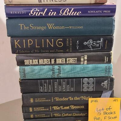 15 Assorted Books -Item #401