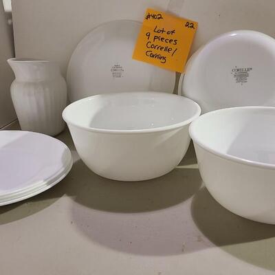 9 Piece Corelle Corning -Item #402