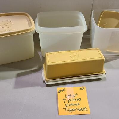 7 Piece Vintage Tupperware -Item #404