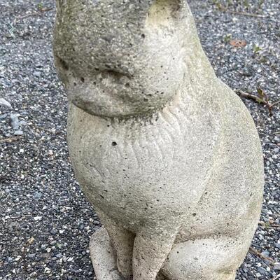 O2232 Cement Cat Statue