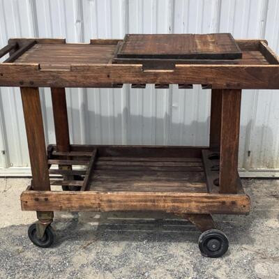 O2236 Wood Cart
