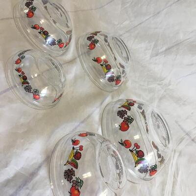 Set of 5 Nesting Glass Bowls 
