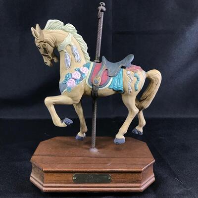 Impulse Giftware 1988 “Stein & Goldstein” Carousel Horse Music Box Sanyo