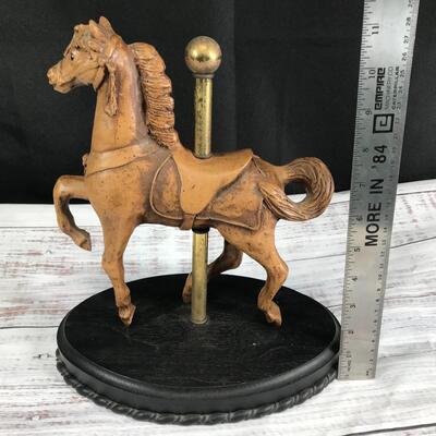 Carousel Horse Figurine 11”