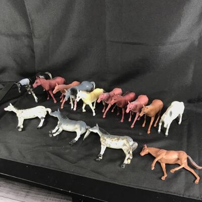 Huge Lot of Horse Pony Plastic Vinyl Figurine Toys