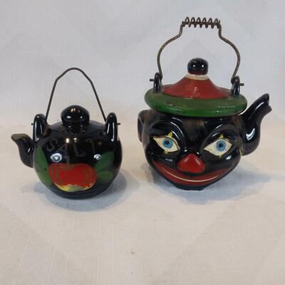 Old Japan Red Ware - Salt & Pepper Shakers