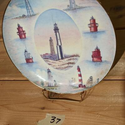 Terry Moore Virginia Lighthouses Plate