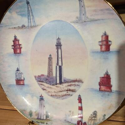 Terry Moore Virginia Lighthouses Plate