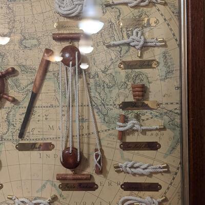 Very nice quality sailing ship component identification 