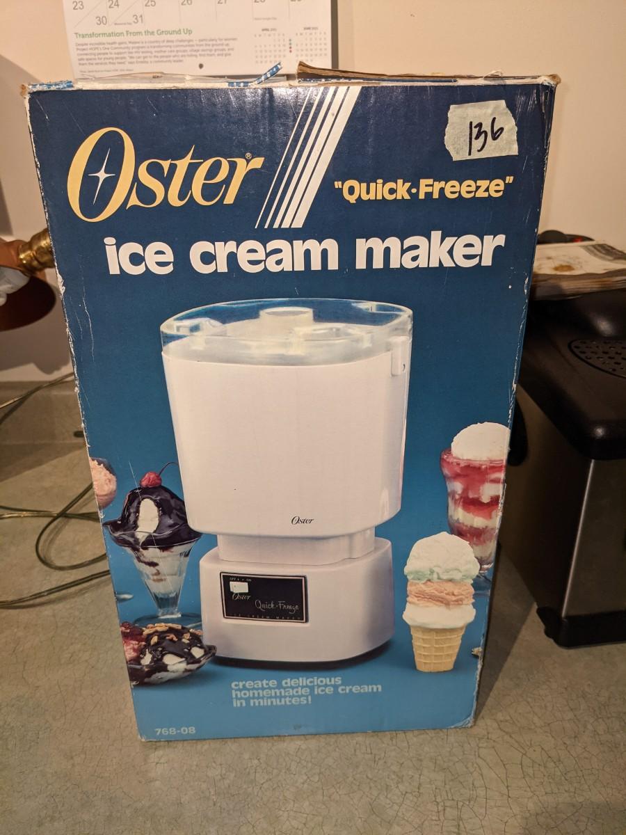 Oster Ice Cream Maker Manual