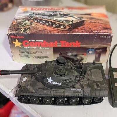 Very rare Radio Shack Radio controlled combat tank
