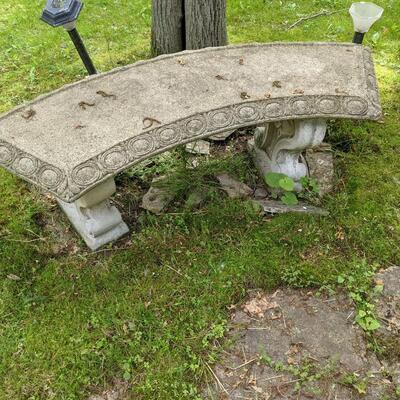 Concrete bench in great shape