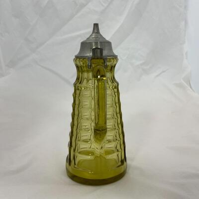 -4- ANTIQUE | 1875 | Hercules Pillar Syrup | Olive Green