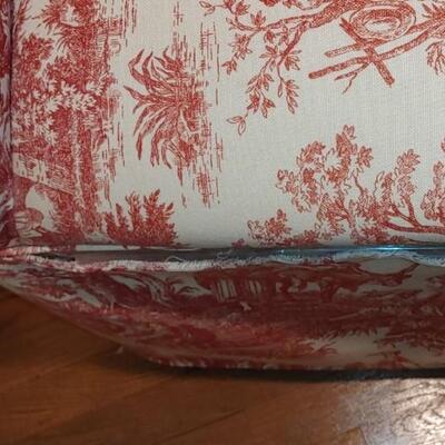 #12 PR French Toile Red & White Chairs