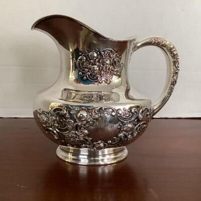 B2254 Sterling Silver 2-3/4 Pint Pitcher 