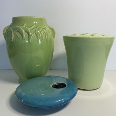 Lot LR6: McCoy Pottery Vase and More
