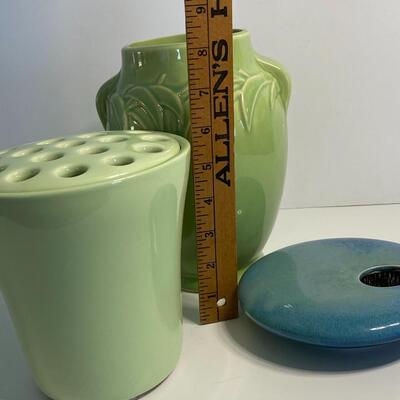 Lot LR6: McCoy Pottery Vase and More