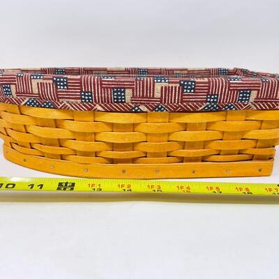 LONGABERGER 2002 â€œROW YOUR BOATâ€ BASKET W/ 2 DIVIDERS