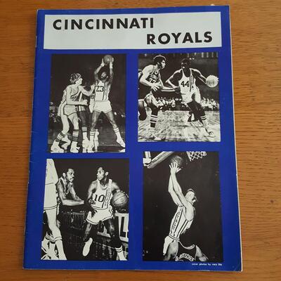 Cincinnati Royals 1970-71 Basketball Program
