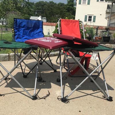 Lot 73: Beach/Camp Chairs and Tables