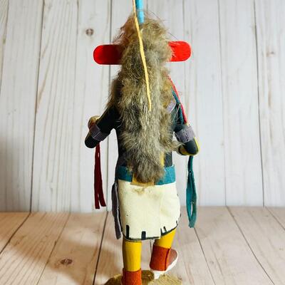 Lot 44  Vintage Native American Kachina Doll Chasing Star Signed