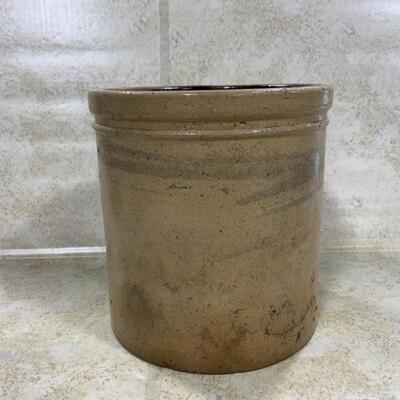 -37- VINTAGE | Macomb Pottery Company | One-Gallon Salt Glaze Crock
