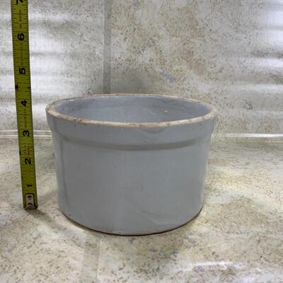-38- VINTAGE | Small Stoneware Butter Crock