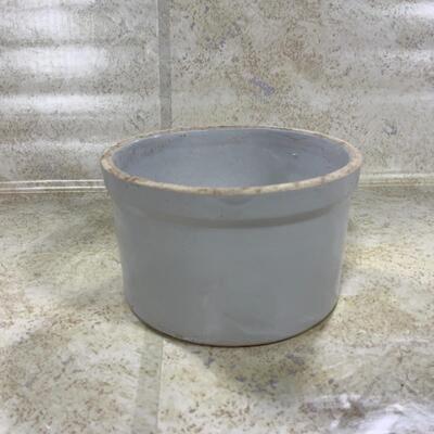 -38- VINTAGE | Small Stoneware Butter Crock