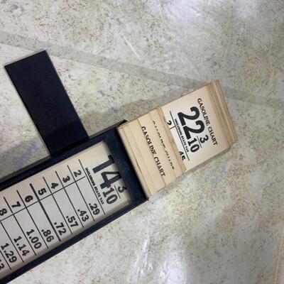 -41- VINTAGE | Currier Manufacturing | Gasoline Chart | Petroleum