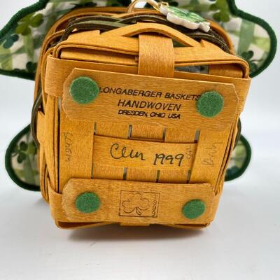 LONGABERGER 1999 â€œLOTS OF LUCKâ€ BASKET W/ LID
