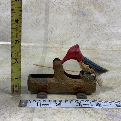 -45- VINTAGE | Woodpecker Toothpick Dispenser