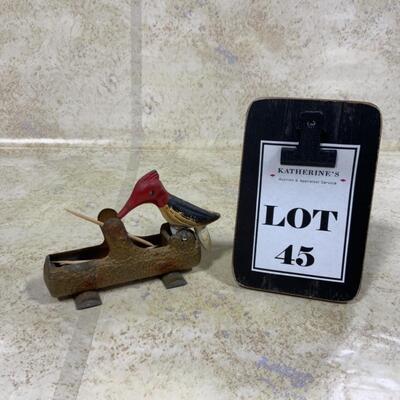 -45- VINTAGE | Woodpecker Toothpick Dispenser