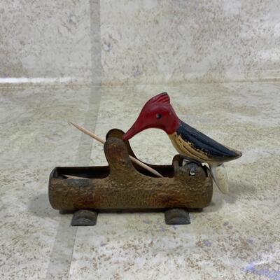 -45- VINTAGE | Woodpecker Toothpick Dispenser