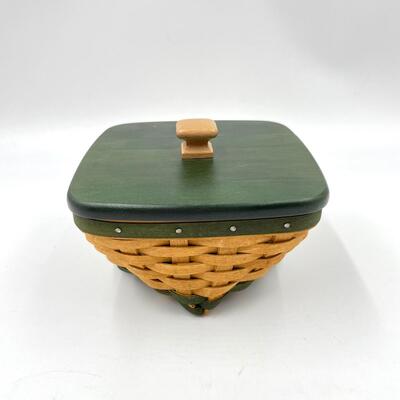 LONGABERGER 2006 â€œLUCKY TWISTâ€ BASKET W/ LID