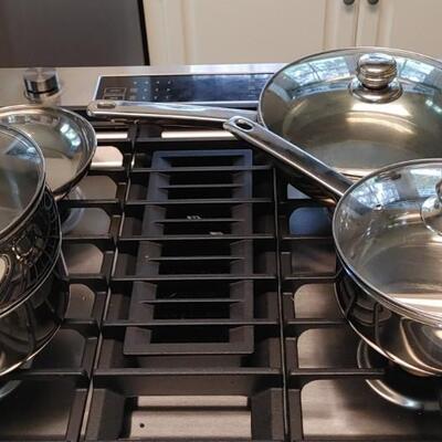 #23 (9) PC Set Stainless Steel Cookware Cooks Tools